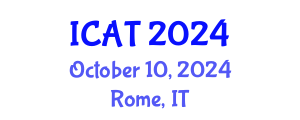International Conference on Arts and Technology (ICAT) October 10, 2024 - Rome, Italy