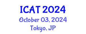 International Conference on Arts and Technology (ICAT) October 03, 2024 - Tokyo, Japan
