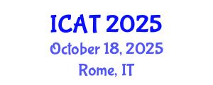 International Conference on Arts and Technology (ICAT) October 18, 2025 - Rome, Italy