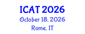 International Conference on Arts and Technology (ICAT) October 18, 2026 - Rome, Italy