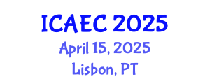 International Conference on Arts Education and Creativity (ICAEC) April 15, 2025 - Lisbon, Portugal