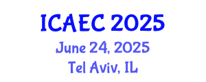 International Conference on Arts Education and Creativity (ICAEC) June 24, 2025 - Tel Aviv, Israel