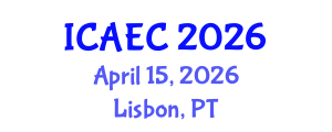 International Conference on Arts Education and Creativity (ICAEC) April 15, 2026 - Lisbon, Portugal