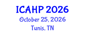 International Conference on Arts, Humanities and Postmodernism (ICAHP) October 25, 2026 - Tunis, Tunisia International Conference on Arts, Humanities and Postmodernism (ICAHP) October 25, 2026 - Tunis, Tunisia