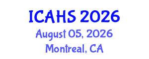 International Conference on Arts, Humanities and Sustainability (ICAHS) August 05, 2026 - Montreal, Canada