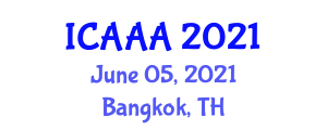 International Conference on Asia Agriculture and Animal (ICAAA) June 05, 2021 - Bangkok, Thailand