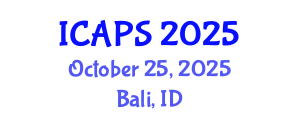 International Conference on Asian and Pacific Studies (ICAPS) October 25, 2025 - Bali, Indonesia