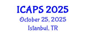 International Conference on Asian and Pacific Studies (ICAPS) October 25, 2025 - Istanbul, Turkey