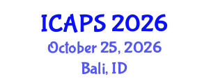 International Conference on Asian and Pacific Studies (ICAPS) October 25, 2026 - Bali, Indonesia