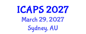 International Conference on Asian and Pacific Studies (ICAPS) March 29, 2027 - Sydney, Australia International Conference on Asian and Pacific Studies (ICAPS) March 29, 2027 - Sydney, Australia