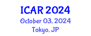 International Conference on Assistive Robotics (ICAR) October 03, 2024 - Tokyo, Japan