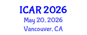 International Conference on Assistive Robotics (ICAR) May 20, 2026 - Vancouver, Canada