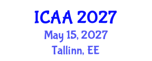 International Conference on Astronomy and Astrophysics (ICAA) May 15, 2027 - Tallinn, Estonia