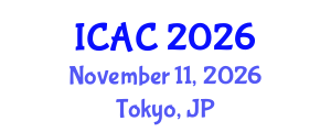 International Conference on Astronomy and Cosmology (ICAC) November 11, 2026 - Tokyo, Japan