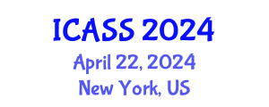 International Conference on Astronomy and Space Sciences (ICASS) April 22, 2024 - New York, United States