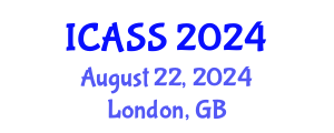 International Conference on Astronomy and Space Sciences (ICASS) August 22, 2024 - London, United Kingdom