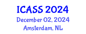 International Conference on Astronomy and Space Sciences (ICASS) December 02, 2024 - Amsterdam, Netherlands
