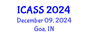 International Conference on Astronomy and Space Sciences (ICASS) December 09, 2024 - Goa, India
