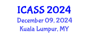 International Conference on Astronomy and Space Sciences (ICASS) December 09, 2024 - Kuala Lumpur, Malaysia