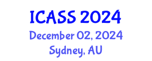 International Conference on Astronomy and Space Sciences (ICASS) December 02, 2024 - Sydney, Australia