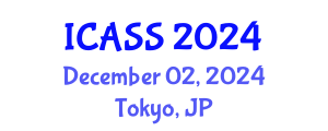 International Conference on Astronomy and Space Sciences (ICASS) December 02, 2024 - Tokyo, Japan