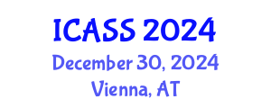 International Conference on Astronomy and Space Sciences (ICASS) December 30, 2024 - Vienna, Austria