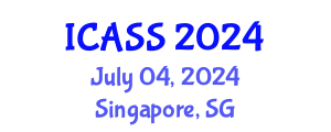 International Conference on Astronomy and Space Sciences (ICASS) July 04, 2024 - Singapore, Singapore