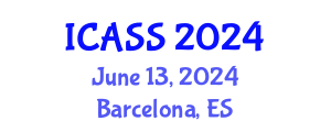 International Conference on Astronomy and Space Sciences (ICASS) June 13, 2024 - Barcelona, Spain