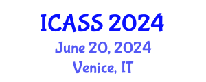 International Conference on Astronomy and Space Sciences (ICASS) June 20, 2024 - Venice, Italy