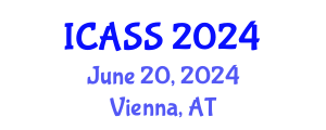 International Conference on Astronomy and Space Sciences (ICASS) June 20, 2024 - Vienna, Austria