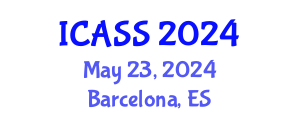 International Conference on Astronomy and Space Sciences (ICASS) May 23, 2024 - Barcelona, Spain