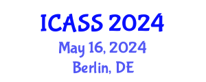 International Conference on Astronomy and Space Sciences (ICASS) May 16, 2024 - Berlin, Germany