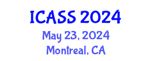 International Conference on Astronomy and Space Sciences (ICASS) May 23, 2024 - Montreal, Canada