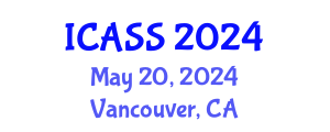 International Conference on Astronomy and Space Sciences (ICASS) May 20, 2024 - Vancouver, Canada