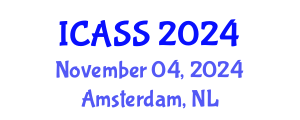 International Conference on Astronomy and Space Sciences (ICASS) November 04, 2024 - Amsterdam, Netherlands