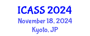 International Conference on Astronomy and Space Sciences (ICASS) November 18, 2024 - Kyoto, Japan