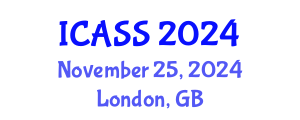 International Conference on Astronomy and Space Sciences (ICASS) November 25, 2024 - London, United Kingdom