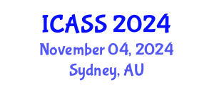 International Conference on Astronomy and Space Sciences (ICASS) November 04, 2024 - Sydney, Australia