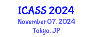 International Conference on Astronomy and Space Sciences (ICASS) November 07, 2024 - Tokyo, Japan