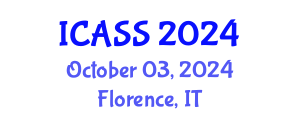 International Conference on Astronomy and Space Sciences (ICASS) October 03, 2024 - Florence, Italy