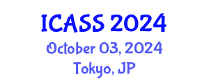 International Conference on Astronomy and Space Sciences (ICASS) October 03, 2024 - Tokyo, Japan