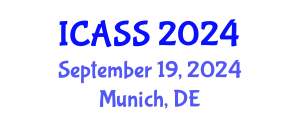 International Conference on Astronomy and Space Sciences (ICASS) September 19, 2024 - Munich, Germany