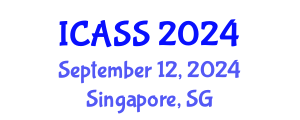International Conference on Astronomy and Space Sciences (ICASS) September 12, 2024 - Singapore, Singapore
