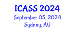 International Conference on Astronomy and Space Sciences (ICASS) September 05, 2024 - Sydney, Australia