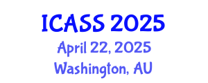 International Conference on Astronomy and Space Sciences (ICASS) April 22, 2025 - Washington, Australia