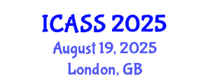 International Conference on Astronomy and Space Sciences (ICASS) August 19, 2025 - London, United Kingdom