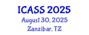 International Conference on Astronomy and Space Sciences (ICASS) August 30, 2025 - Zanzibar, Tanzania
