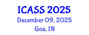 International Conference on Astronomy and Space Sciences (ICASS) December 09, 2025 - Goa, India