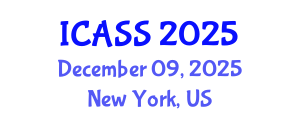 International Conference on Astronomy and Space Sciences (ICASS) December 09, 2025 - New York, United States