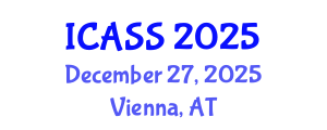 International Conference on Astronomy and Space Sciences (ICASS) December 27, 2025 - Vienna, Austria
